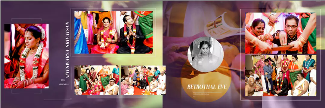 south wedding albums psd